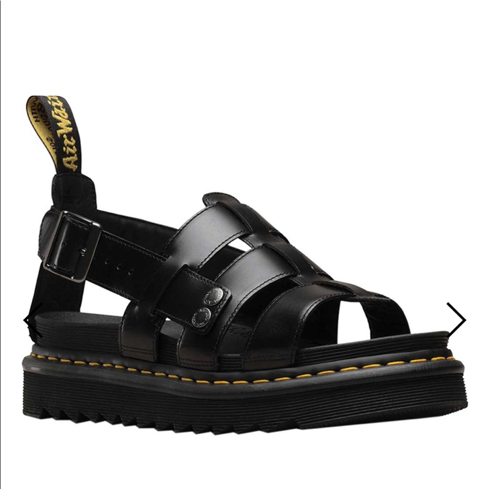 Dr MARTENS TERRY BLACK BRANDO Size: 9 - Picture 2 of 10